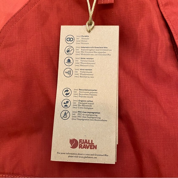 Fjallraven Women's Abisko Lite Trekking Trousers Red Size 26 - Picture 8 of 12